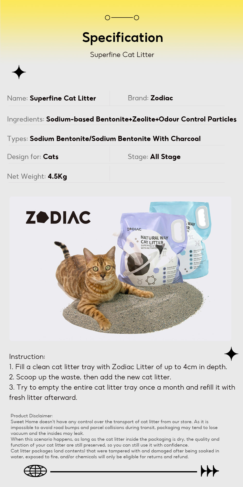 Australia ZODIAC Natural Superfine Bentonite-12